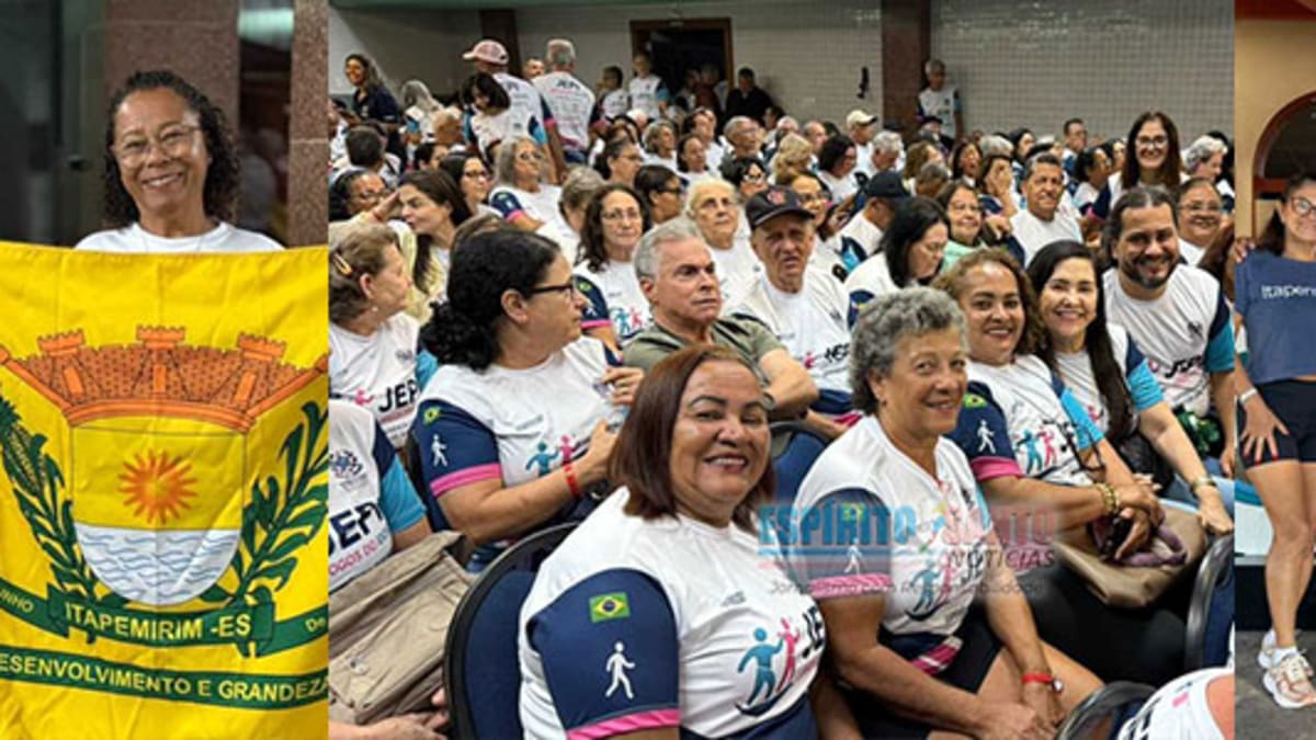 Itapemirim participa dos Jogos Estaduais da Pessoa Idosa com equipes em voleibol adaptado, dominó e bocha