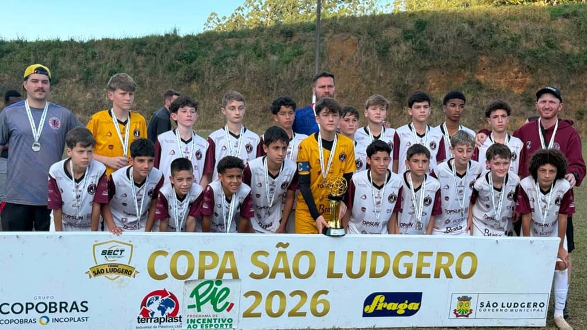 Centro de Formação Atlético Junior de Jaraguá do Sul se destaca em torneio nacional de futebol de base