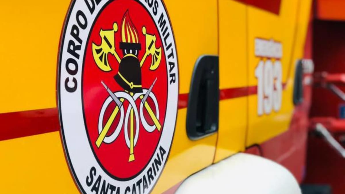 Trabalhador fica ferido após queda de telhado em São Bento do Sul
