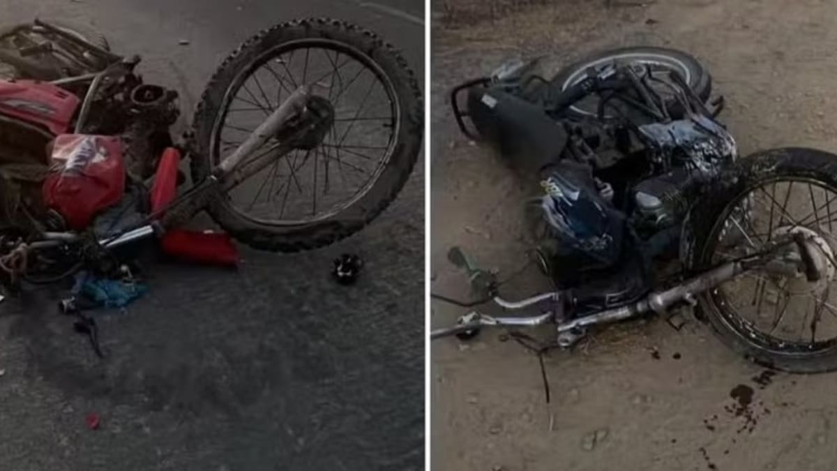 Dois motociclistas morrem em colisão frontal na LMG-633 em Jaíba