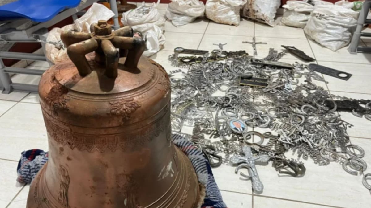 Trio é preso em Lajeado com objetos furtados de cemitérios e igrejas em ação que envolvia RS e SC
