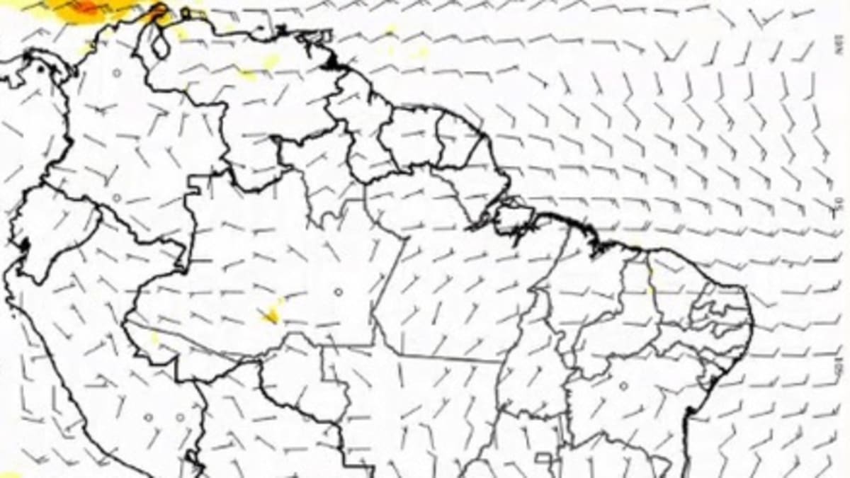 Ciclone-bomba provoca ventos fortes e queda de temperatura em Santa Catarina
