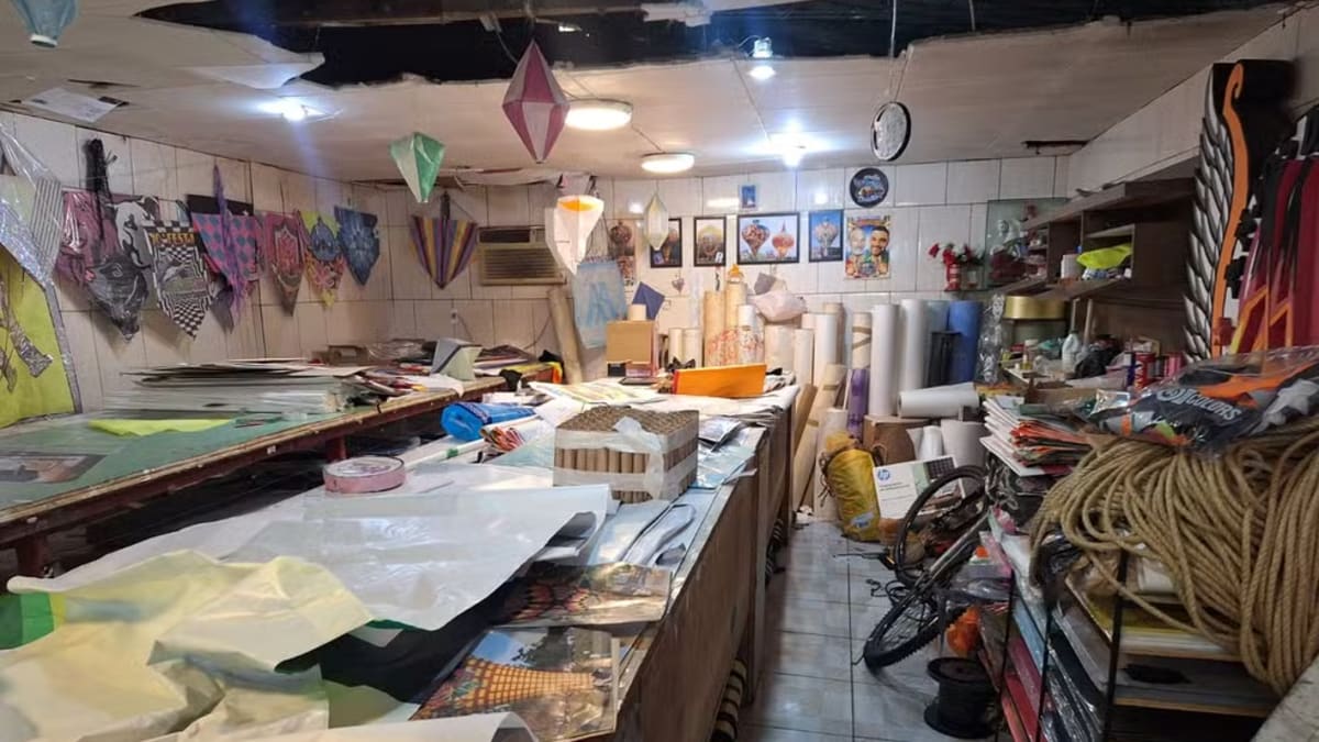 Polícia desmonta fábrica clandestina de balões em Nilópolis