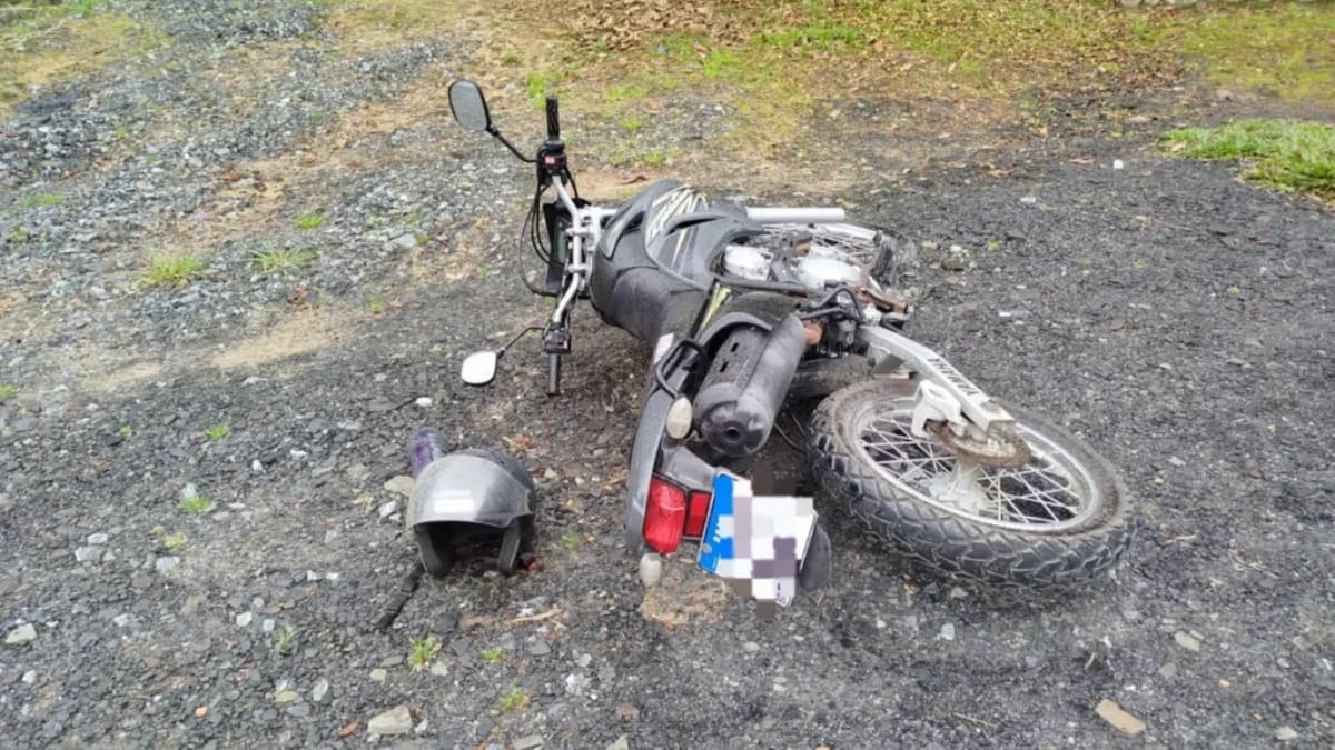 Colisão entre motocicletas fere duas pessoas na SC-350 em Ituporanga