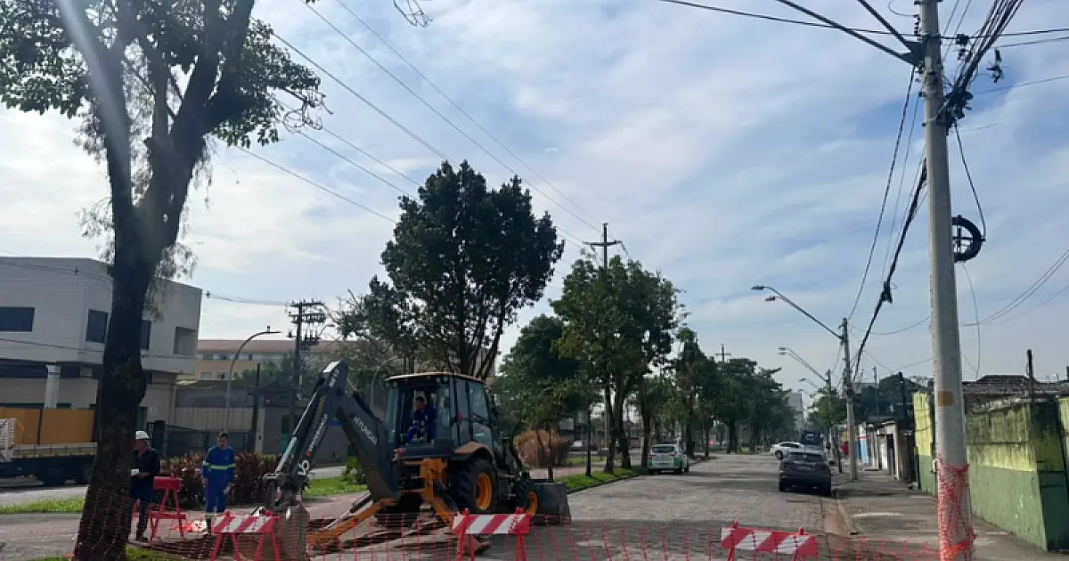 Obras de requalificação interditam trecho da Avenida Henry Borden em Cubatão