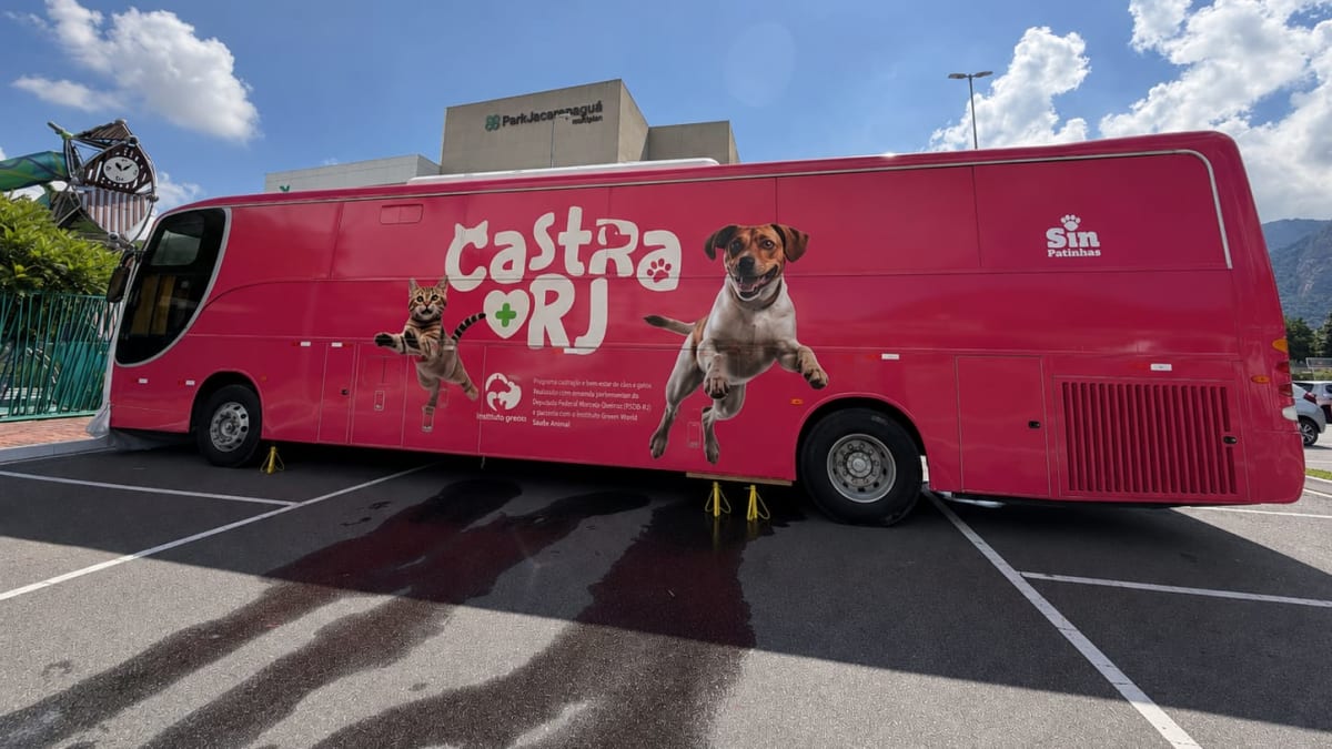 Taquara recebe unidade do Castra Mais RJ para castração gratuita de cães e gatos