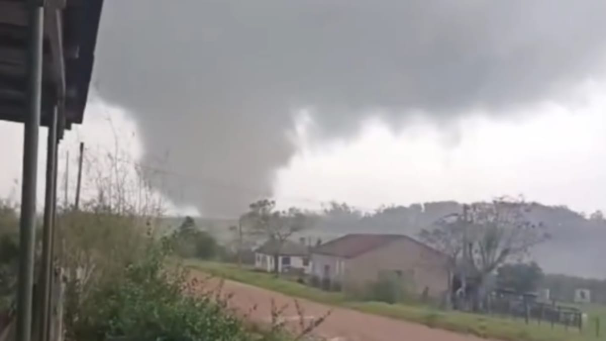 Tornado atinge área rural de município Gaúcho próximo à Vila Matarazzo