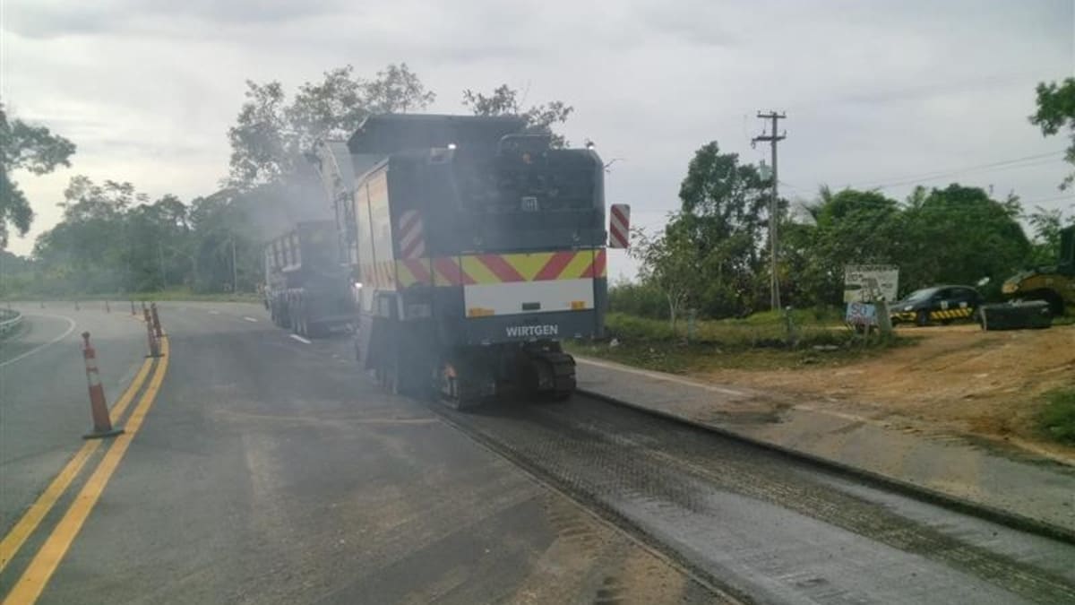 RioSP avança com obras de restauração do pavimento da BR-101 entre Rio e litoral paulista