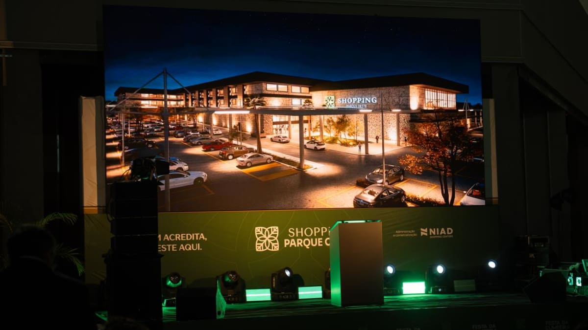 Shopping Parque Oeste avança para fase final e inicia entrega de espaços aos lojistas em Feira de Santana