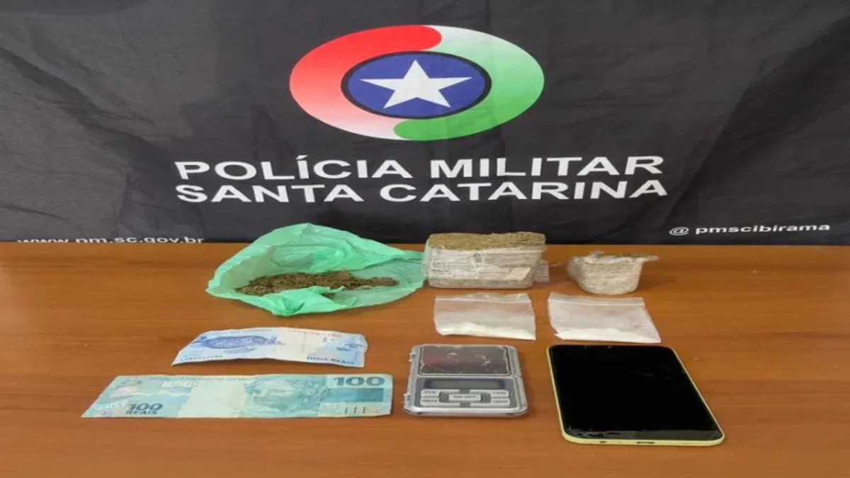 Denúncia de maus-tratos leva à prisão e apreensão de drogas em Ibirama