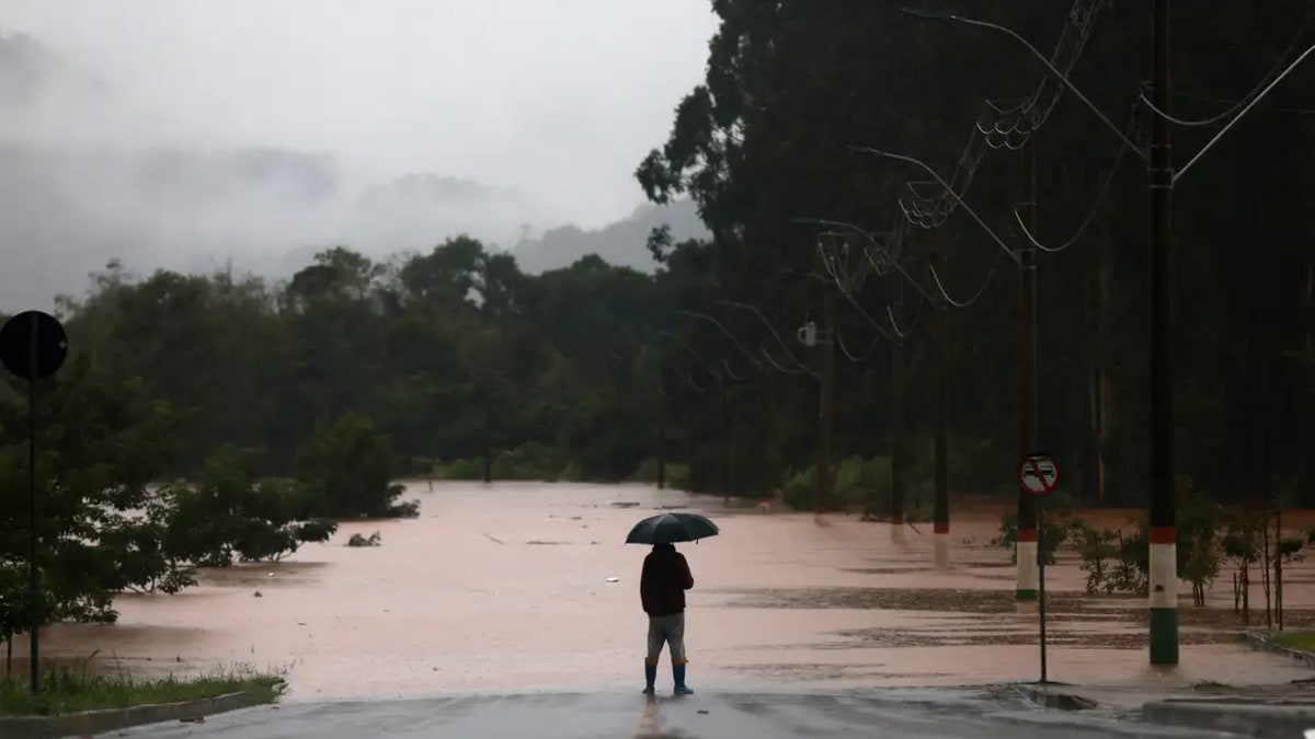 Ciclone extratropical provoca tempestades em Santa Catarina e Rio Grande do Sul