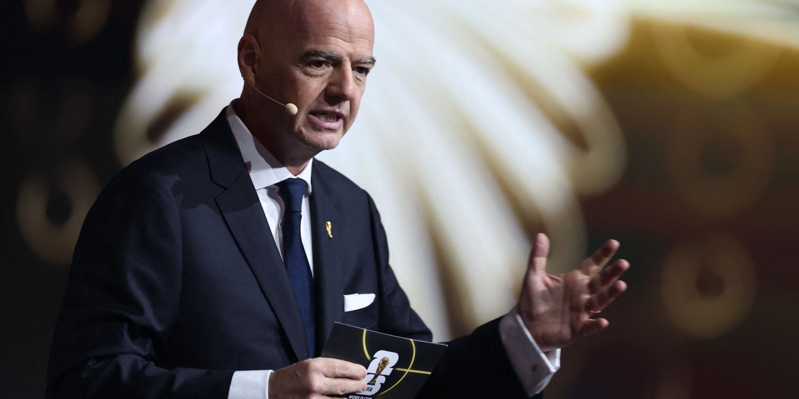 Copa do Mundo 2026 será para unir pessoas, diz Infantino