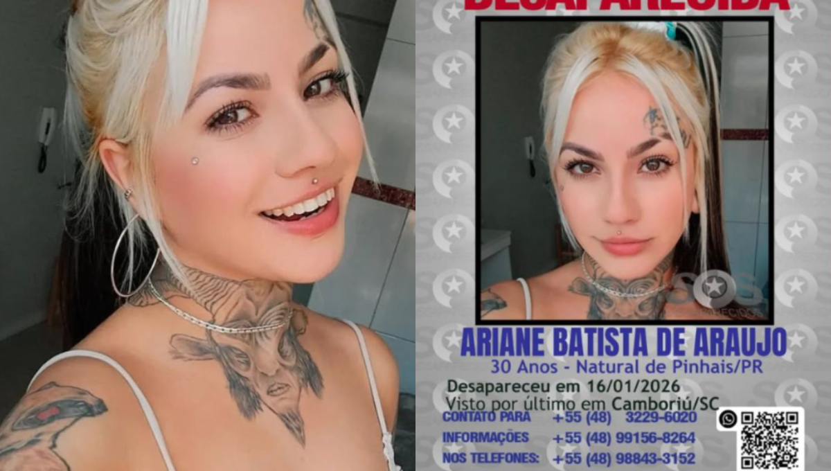 Estudante universitária de Camboriú está desaparecida há 14 dias