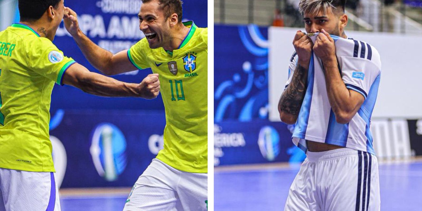 Brasil e Argentina decidem Copa América de Futsal