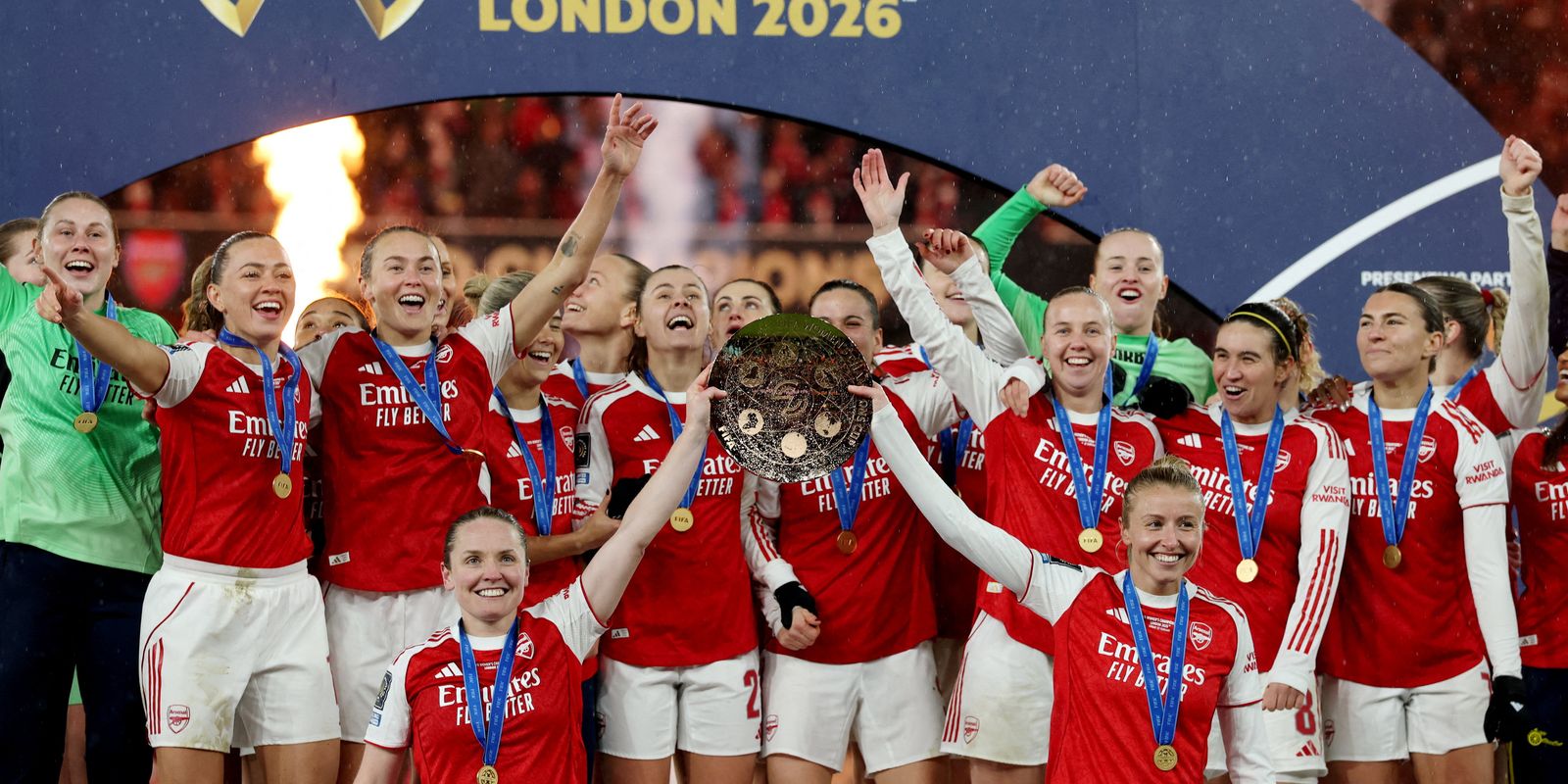 Arsenal vence Corinthians na final da Copa dos Campeões Feminina