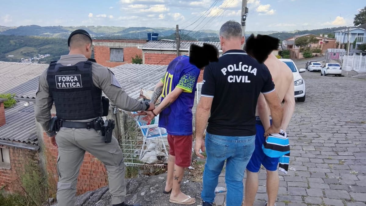 Polícia prende suspeito de tentativa de homicídio e captura foragido em Bento Gonçalves