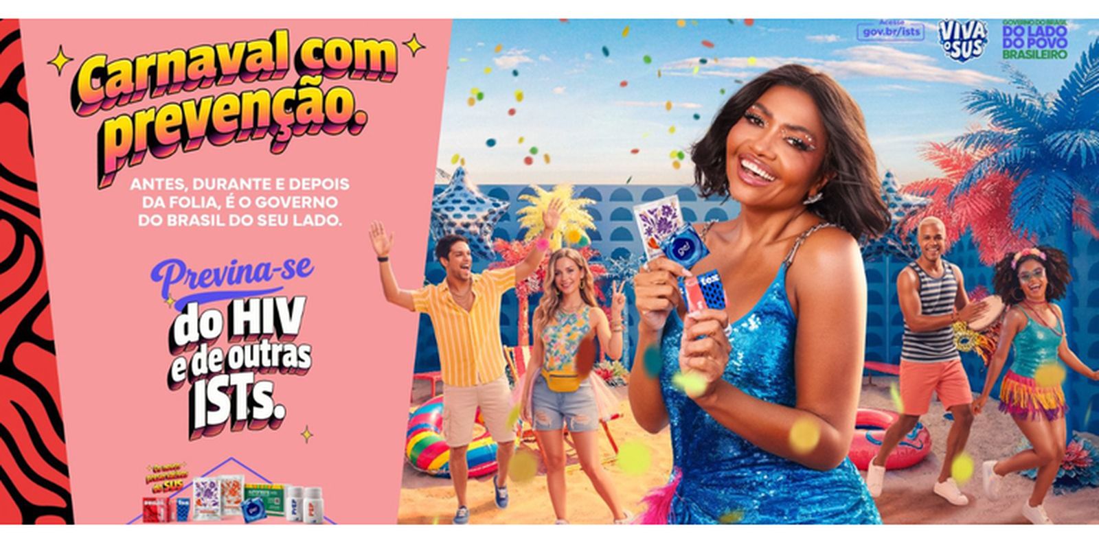 Ministério reforça prevenção contra ISTs no carnaval