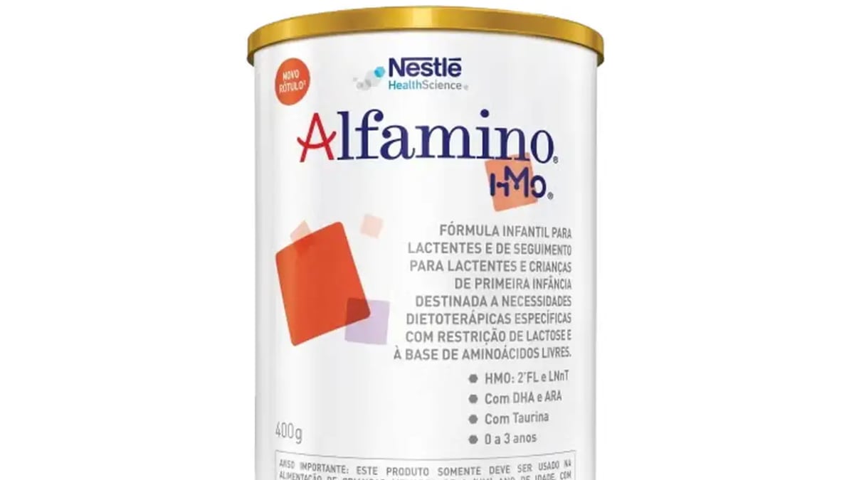 Anvisa suspende venda de fórmula infantil Alfamino da Nestlé por excesso de selênio