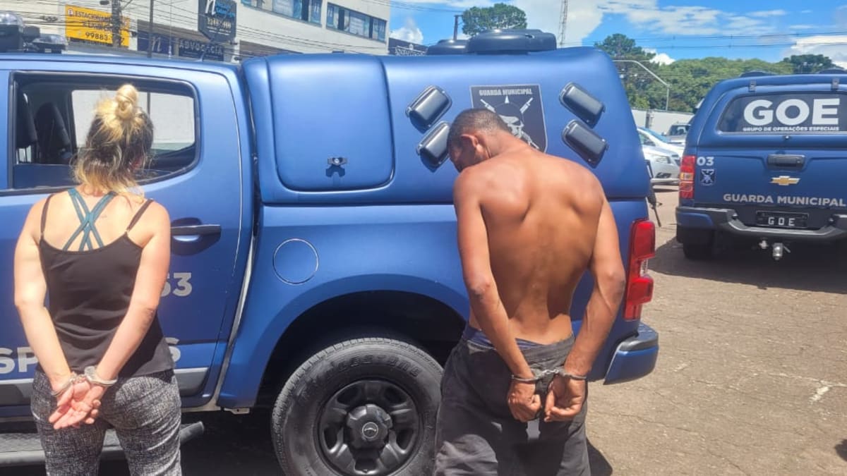 Casal é preso vendendo crack no Centro de Curitiba durante operação da Guarda Municipal